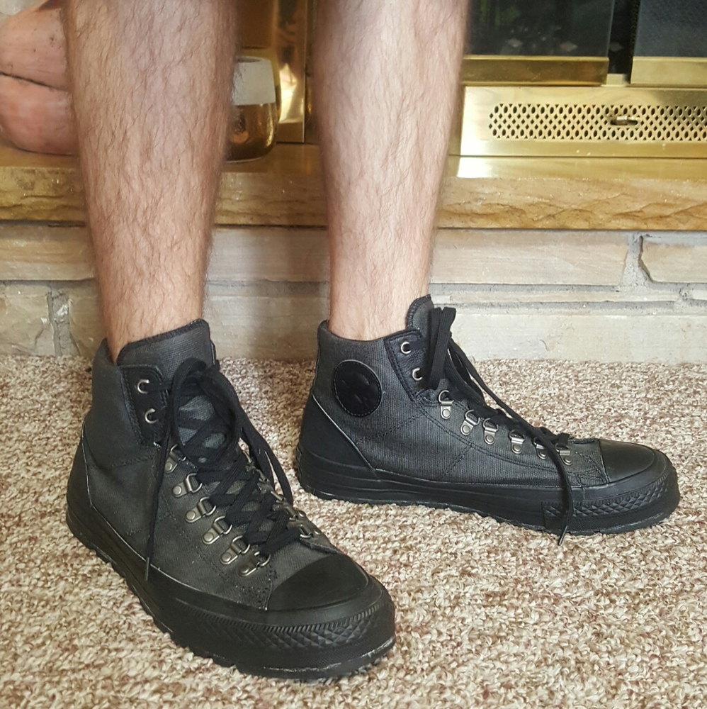 Converse high tops street hiker